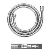Duş Spiral Hortumu + Paslanmaz Parlak Polisajlı Çift Kenetli + 150 - 175 Cm - 1