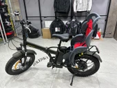 BİKE SKY Unisex Çocuk Gri-Kırmızı Htp Design Italyan Bisiklet Koltuğu Bagaja Montaj - 2