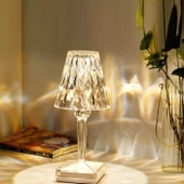 GÜN IŞIĞI LED MASA LAMBASI PİLLİ LED IŞIK ROMANTİK HEDİYE 2İN1 LED IŞIKLI MİNİ ABAJUR + IŞIKLI BARDAK - 1
