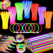 1.KALİTE 100 ADET GLOW STİCK IŞIKLI FOSFOR ÇUBUK IŞIKLI BİLEKLİK IŞIKLI KOLYE  IŞIKLI ÇUBUK NEON IŞIK - 4