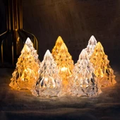 AMBER LED IŞIKLI ÇAM AĞACI MİNİ IŞIKLI ÇAM AĞACI IŞIKLI YILBAŞI AĞACI LED LİGHT NOEL TREE DECOR LİGHT - 4