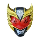 KIRMIZI POWER RANGERS MASKESİ KORKU MASKESİ CADILAR BAYRAMI MASKESİ KOSTÜM AKSESUARLARI MASKESİ - 1