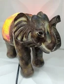 Fil Mozaik Lamba Yatak Odası Bebek Odası Gece Lambası Masa Üstü Ev Dekorasyon - 3