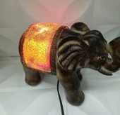 Fil Mozaik Lamba Yatak Odası Bebek Odası Gece Lambası Masa Üstü Ev Dekorasyon - 9