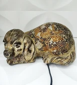 Köpek Mozaik Lamba Yatak Odası Bebek Odası Gece Lambası Masa Üstü Ev Dekorasyon - 2