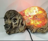 Köpek Mozaik Lamba Yatak Odası Bebek Odası Gece Lambası Masa Üstü Ev Dekorasyon - 7