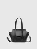 Ceres Kadın Siyah Mıknatıs Kapaklı El ve Çapraz Çanta - 1