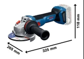 Bosch GWS 18V-11 S Devir Ayarlı Akülü Taşlama - 2