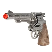 VIP KALİTE KILIFLI KOVBOY REVOLVER METAL KAPSÜL TABANCASI 8Lİ KAPSÜL KOVBOY TABANCASI OYUNCAK TABANCA - 1