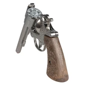 VIP KALİTE KILIFLI KOVBOY REVOLVER METAL KAPSÜL TABANCASI 8Lİ KAPSÜL KOVBOY TABANCASI OYUNCAK TABANCA - 3