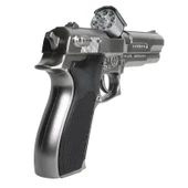 VIP KALİTE METAL KAPSÜL TABANCASI 8Lİ KAPSÜL TABANCASI GÜMÜŞ OYUNCAK TABANCA METAL TABANCA - 2