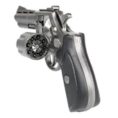 VIP KALİTE REVOLVER METAL KAPSÜL TABANCASI 8Lİ KAPSÜL TABANCASI GÜMÜŞ OYUNCAK TABANCA METAL TABANCA - 2