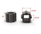 Sekizgen Aktüatör Adaptör Kovanı (1 Adet) thumbnail 1