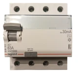 4P 63A 30mA AC tipi 400V~LEGRAND • Kaçak akım koruma anahtarı.  Kesici farklılığı R.C.C.B. - 1