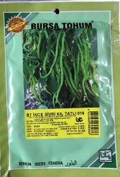 BİBER TOHUMU İNCE SİVRİ KIL TATLI (25 GR ORT 3000 ADET TOHUM) - 1