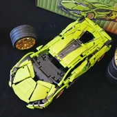 Cyberpunk Tarzı Spor Araba Yapı Blok Modeli 1314 Parça thumbnail 3