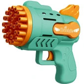 3 ADET MAVİ SARI PEMBE KÖPÜK TABANCASI 29 DELİKLİ ÇOKLU KÖPÜK ATAN TABANCA  6 SOLİSYONLU BUBBLES GUN thumbnail 2