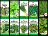 SERTİFİKALI YERLİ 10 ÇEŞİT YEŞİLLİK TOHUM SETİ-1 (SOLUCAN GÜBRESİ HEDİYE) - 1