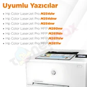 Hp 203A / CF540A Toner Tozu ve Çip Seti +/ Hp Color Laserjet Pro M254 / M280 / M281 - 4