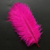 400 PCS DECOR VIP DARK PINK BIRD FEATHER 400 ADET KOYU PEMBE KUŞ TÜYÜ ŞEFFAF BALON TÜYÜ SÜSLEME TÜYÜ - 1