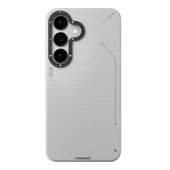 Galaxy S25 Kılıf M-safe Şarj Özellikli Basit Mat Deri Desenli Youngkit Tech Fashion Serisi Kapak - 2