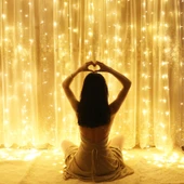 YILBAŞI AĞACI IŞIĞI DEKOR NOEL IŞIĞI GÜN IŞIĞI SALKIM LED IŞIK 2X2 METRE 10 DAL 140 LEDLİ GÜN IŞIĞI thumbnail 2