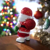 VIP KALİTE DANS EDEN HEDİYE ÇUVALLI NOEL BABA MÜZİKLİ NOEL BABA NOEL BABA YILBAŞI SÜSLERİ thumbnail 4
