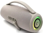 Usb Sd Kart Girişli Fm Radyolu Bluetoothlu Ledli Müzik kutusu Hoparlör TG418 thumbnail 2