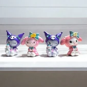 4 ADET MY MELODYKUROMİ BİBLO DEKORATİF BİBLO NOEL SÜSLERİ YILBAŞI HEDİYELERİ VİTRİN DEKOR thumbnail 1