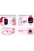 Havit KW12 4G Sim Kartlı Akıllı Çocuk Saati - Görüntülü Görüşme ve Konum Takibi - Pembe - 3