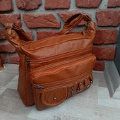 Bayan Çapraz Omuz Çantası Taba Gvn-0098 - 3