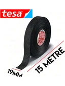 Tesa Tüylü Bez Bant Isıya Dayanıklı Kablo Sarma Bandı 19 mm x 15 Metre thumbnail 2