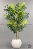 120cm Areka Ağacı 24 yapraklı Küre Saksıda - 1