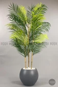 120cm Areka Ağacı 24 yapraklı Küre Saksıda - 11