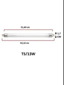 (4 Adet) 13W 827 2700K (Sarı Işık) G5 Duylu T5 Floresan - 3