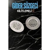 ModaCar Kilitlenebilir Metal Lavabo Evye Süzgeci 2 ADET - 1
