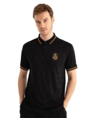 Galatasaray Orijinal Lisanslı Match Day Siyah Polo Yaka T-Shirt - 3