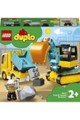 ® DUPLO® İnşaat Kamyonu ve Paletli Kazıcı 10931 - 2 Yaş ve Üzeri Eğitici Yapım Seti (20 Parça) - 3