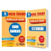 Ardışık Yayınları 6.Sınıf Bursluluk Soru Bankası ve Deneme Seti 2 Kitap - 1