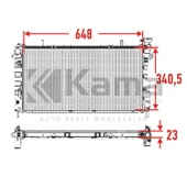 6R0121253N SU RADYATÖRÜ VW POLO / SEAT IBIZA / SKODA FABIA / AUDI A1 (CGPB/CGPA/CGGB/CFWA/1.2/1.4/1.2TDI) 10- İTHAL - 1