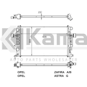 1300258 SU RADYATÖRÜ (600x366x23) OPEL ASTRA-G (Z1.6XEP) 03- İTHAL - 1