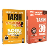 İndeks Akademi 2025 KPSS TYT AYT Tarih Yorum Sizin Soru Bankası ve Pegem Deneme Seti 2 Kitap - 1