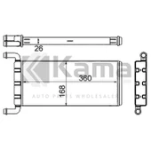2E0819017C-A0038358901 KALORİFER RADYATÖRÜ VW CRAFTER / MERCEDES SPRINTER 06- İTHAL - 1