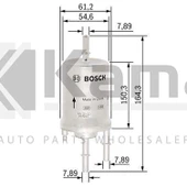 6Q0201051C Kampanya BENZİN FİLTRESİ VW GOLF-5 / JETTA / POLO / AUDI A3 / SEAT LEON (BGU/BSE/BUD/CGGA/CGGB/1.4 16V/1.6) 04- İTHAL - 1