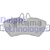 2E0698451-A0084205120 FREN BALATASI ARKA (TEK TEKER) VW CRAFTER 06- / MERCEDES SPRINTER 315 06- İTHAL - 1