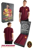 Galatasaray Orijinal Lisanslı Match Day T-Shirt Metin Oktay Baskılı Hediyelik Ahşap Kutulu - 7