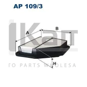 96628890 HAVA FİLTRESİ CHEVROLET CAPTIVA C100 07- / OPEL ANTARA 06- İTHAL - 1