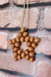 Dekoratif Handmade Ahşap Yıldız - 1