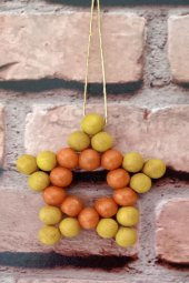 Dekoratif Handmade Ahşap Yıldız - 6
