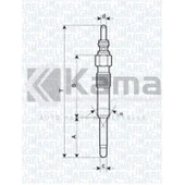 N10579201-N10579202 ISITMA BUJİSİ VW TRANSPORTER-T5 (AXB/AXD/1.9TDI/2.5TDI) 04-10 İTHAL - 1